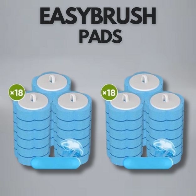 easybrush toiletborstel navul set pads